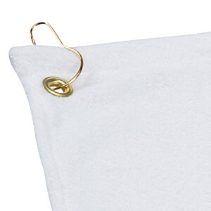 Additional Image 1 - a white pillow with a gold hook
