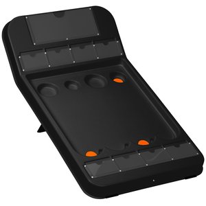 Additional Image 3 - a black rectangular object with orange dots