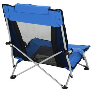 Additional Image 1 - a blue and black folding chair
