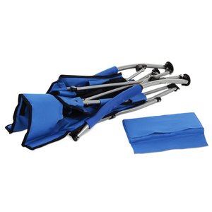 Additional Image 2 - a blue umbrella with a blue cover
