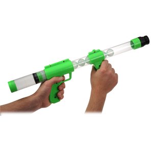 Additional Image 3 - a hand holding a green and black water gun