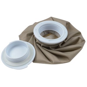 Additional Image 1 - a white bowl and a brown napkin