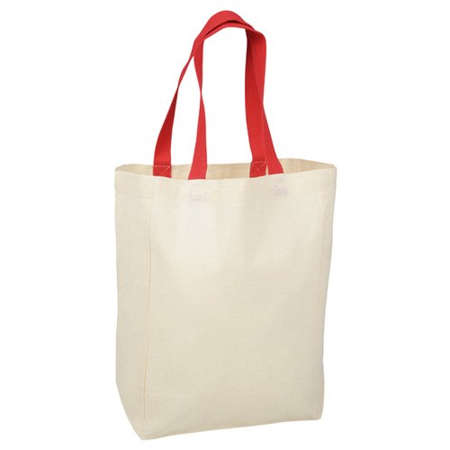 Additional Image 1 - a white bag with red handles