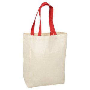 Additional Image 1 - a white bag with red handles