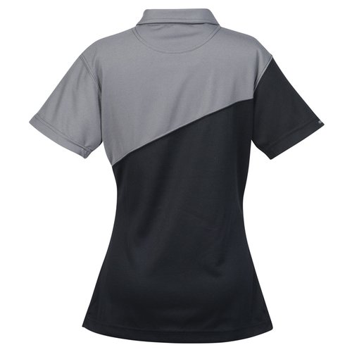 Diagonal Stripe Performance Polo - Ladies' Image 1 of 2