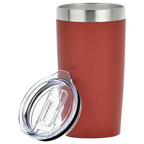 Additional Image 1 - a red and silver tumbler