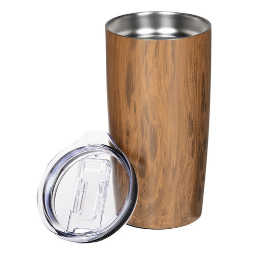 Yowie Vacuum Tumbler - 18 oz. - Wood - Laser Engraved Image 2 of 2