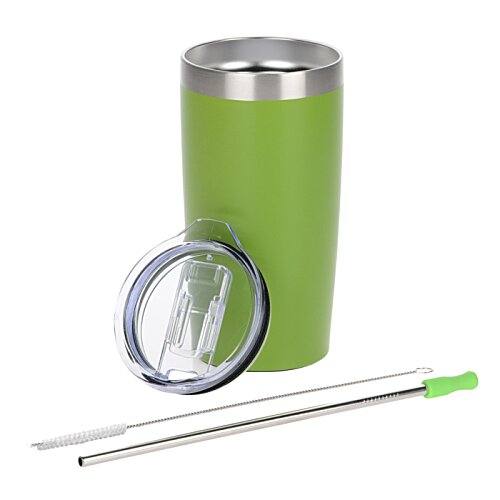 Yowie Vacuum Tumbler with Stainless Straw Set - 18 oz. - Powder Coat Image 1 of 3