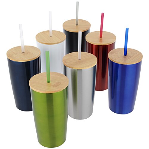 Additional Image 2 - a group of cups with straws