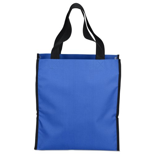 Additional Image 2 - a blue bag with black handles