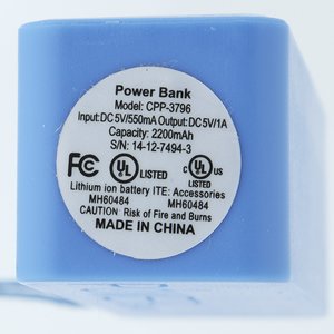 Additional Image 4 - a blue and white label