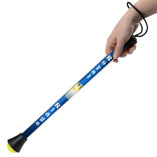 Additional Image 1 - a hand holding a blue and white cane