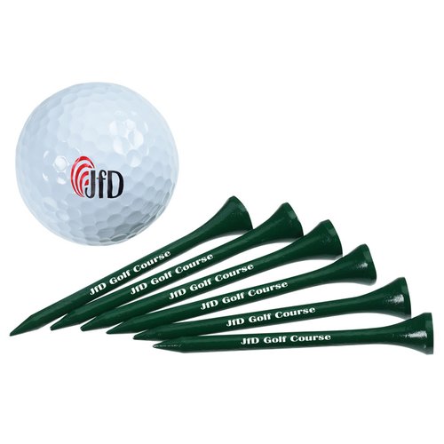 Additional Image 1 - a group of tees and a golf ball