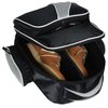 Additional Image 1 - a black and grey bag with two pieces of bread inside