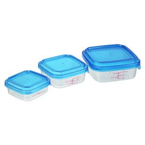 Additional Image 1 - a group of blue plastic containers