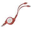 View Image 2 of 3 of Retractable 2-in-1 Noodle Charging Cable