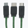 View Image 4 of 4 of Textured 3-in-1 Charging Cable Set with Ear Buds