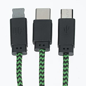 Additional Image 3 - a group of black and green cables