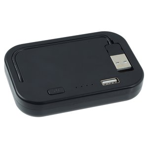 Additional Image 2 - a black rectangular object with a white button