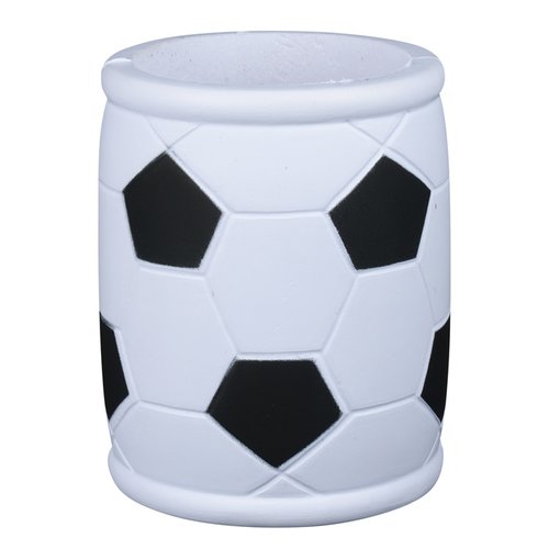 Additional Image 2 - a white and black object with black hexagons on it