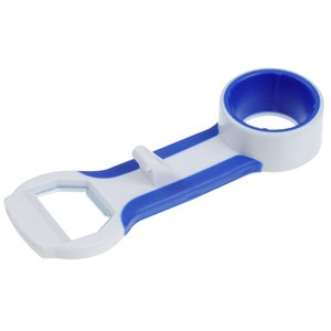 Additional Image 1 - a blue and white bottle opener