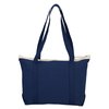 View Image 3 of 4 of Zippered 14 oz. Cotton Tote