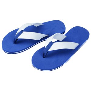 Additional Image 1 - a pair of blue flip flops