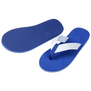Additional Image 2 - a pair of blue flip flops