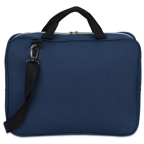 Additional Image 1 - a blue briefcase with a strap