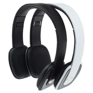 Additional Image 1 - a pair of black and white headphones