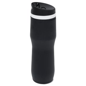 Additional Image 1 - a black and white water bottle