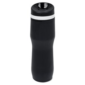 Additional Image 2 - a black and white water bottle