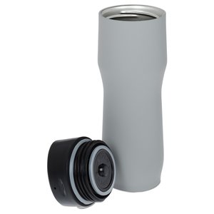 Additional Image 1 - a white plastic bottle with a black cap