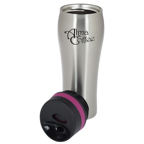 Additional Image 1 - a silver and black cup