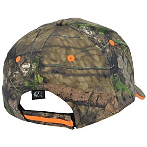Additional Image 1 - a camouflage hat with orange accents