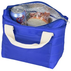 Additional Image 1 - a blue bag with a plastic bag inside