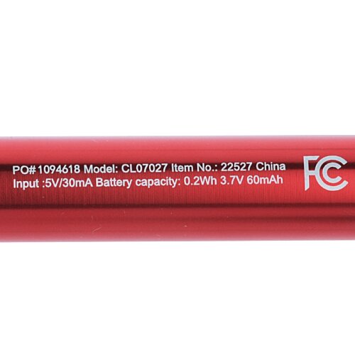 Additional Image 10 - a red pencil with white writing