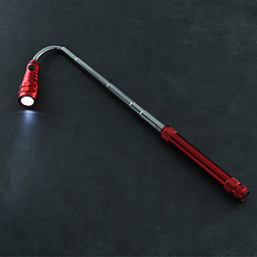 Additional Image 8 - a red and silver light on a black surface