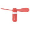 Additional Image 1 - a red fan with a white stripe