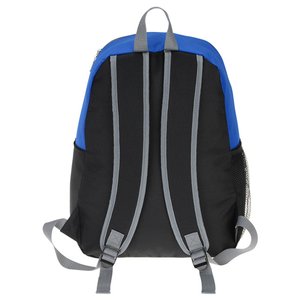 Additional Image 2 - a black and blue backpack