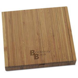 Additional Image 2 - a square wooden surface with a square logo