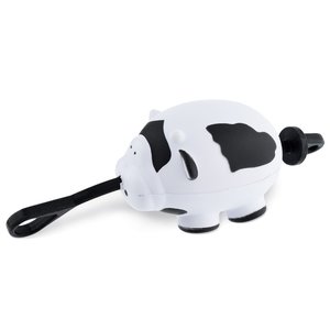 Additional Image 1 - a black and white cow toy