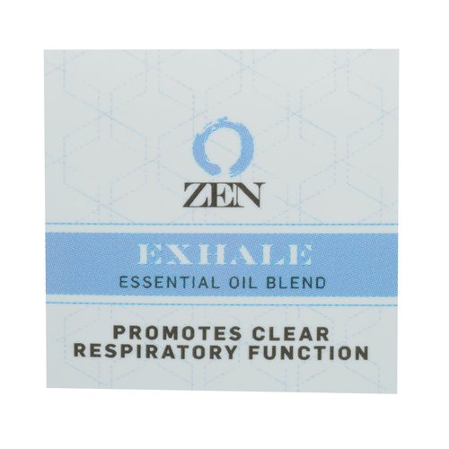Additional Image 1 - a white and blue label with black text