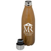View Image 2 of 2 of Rockit Claw Stainless Water Bottle - 17 oz. - Wood Grain