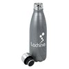 View Image 2 of 2 of Rockit Claw Stainless Water Bottle - 17 oz. - Stone Grey
