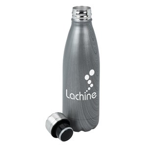 Additional Image 1 - a grey water bottle with a cap