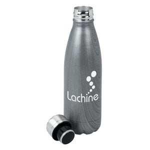 Additional Image 1 - a grey water bottle with a cap