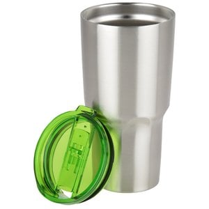 Additional Image 2 - a silver and green cup
