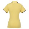 View Image 2 of 3 of Tipped Combed Cotton Pique Polo - Ladies' - 24 hr