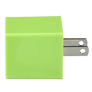 Additional Image 2 - a green square object with metal corners
